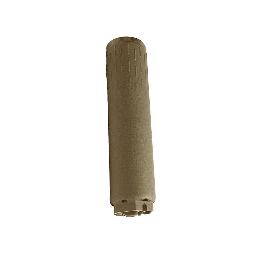 Huxwrx 3483 OSS Suppressor Flow 36 Ti 1.60" FDE Grade 5 Titanium - HUXWRX - .36 CALIBER