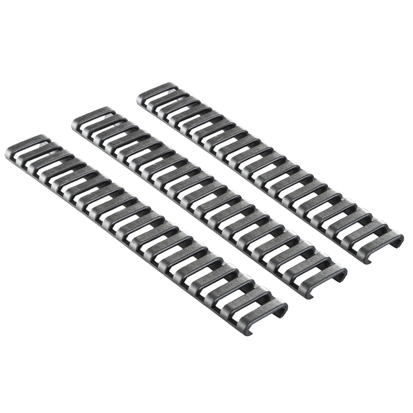 Ergo 18-Slot Ladder Rail Cover 3 Pack Black