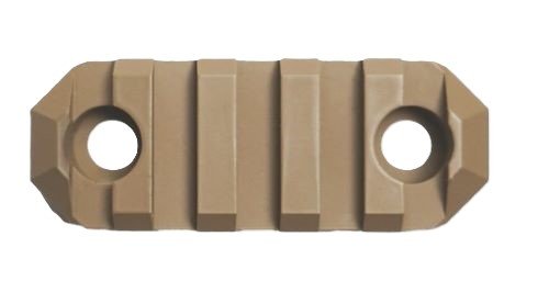 GROVTEC RAIL 2.2 5 SLOT MLOK COYOTE TAN