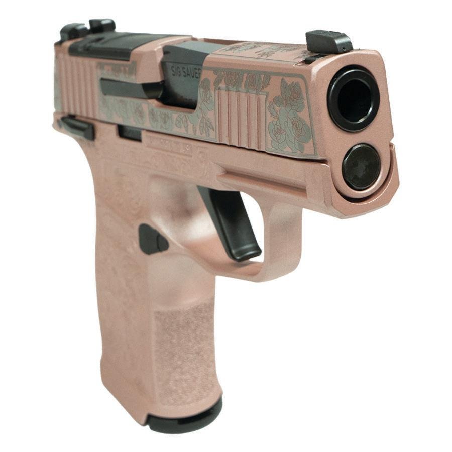 Sig Sauer P365X Full Size Rose Gold Handgun 9mm Luger 12rd Magazines (2) 3.1 Barrel Black