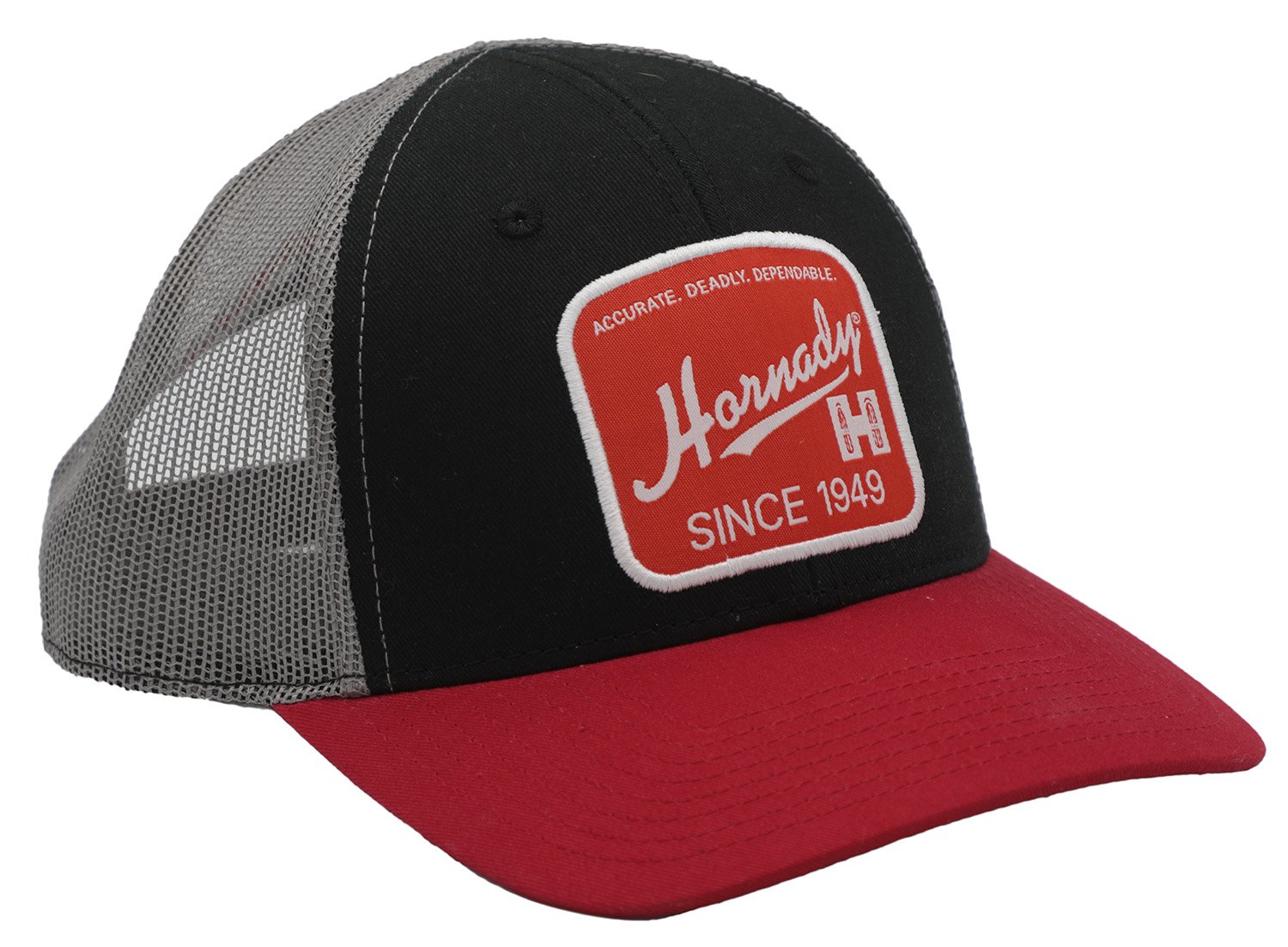 Buy Hornady 99216 Mesh Cap Black Red Adjustable Fit online