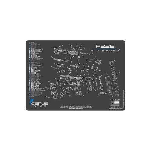 CERUS GEAR SIG P226 SCHEMATIC GRAY/BLUE