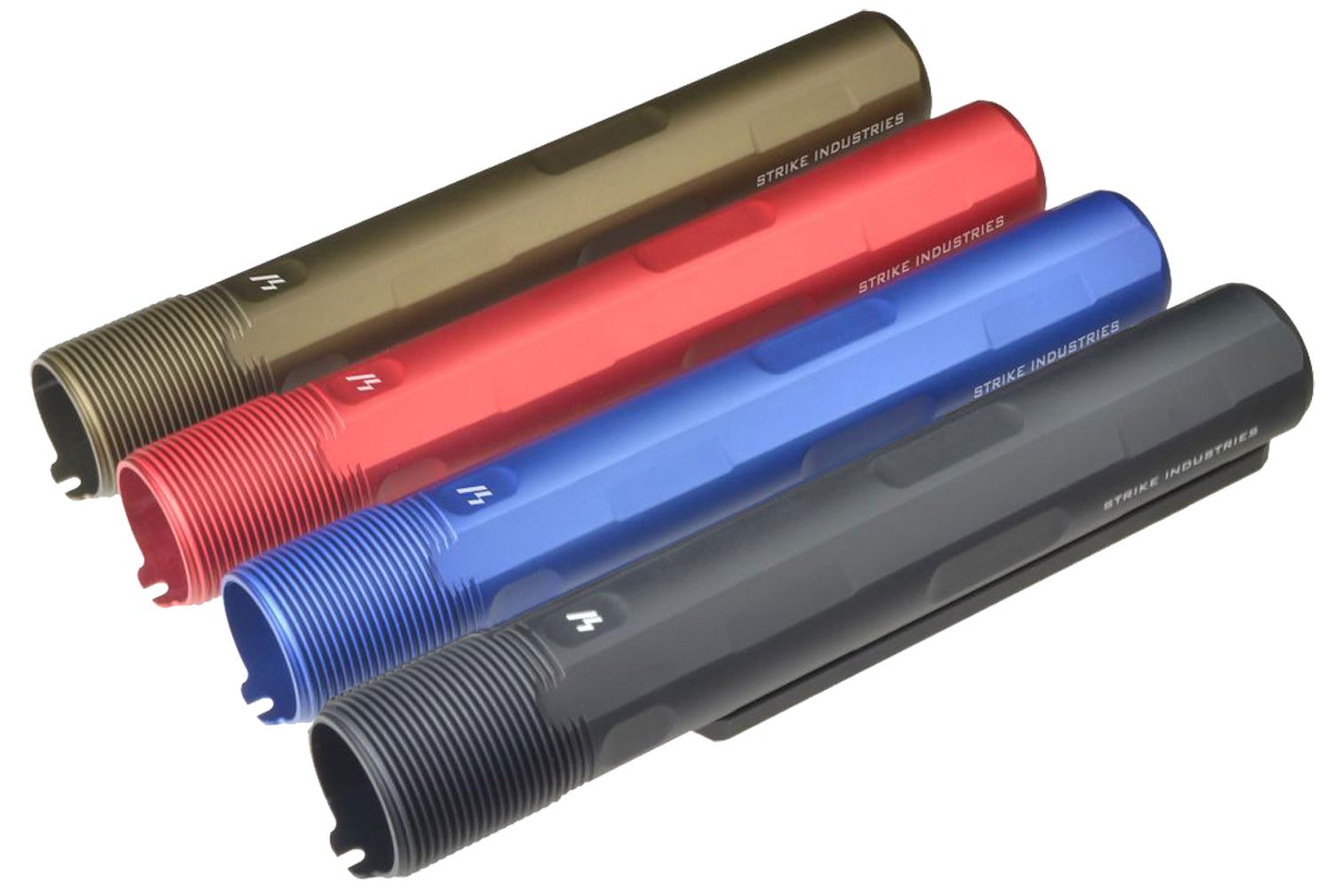 Buy Strike Industries SI-ARE-T7-RED AR-15 Buffer Tube 7 Position Aluminum Red online