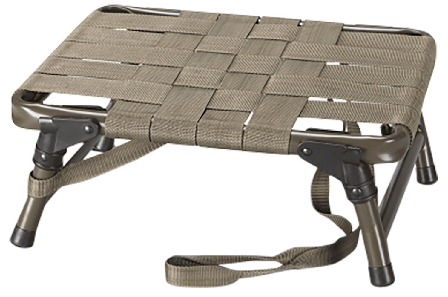 HS Strut Seat Deluxe Two-Way Collapsible 2" Webbing OD Green