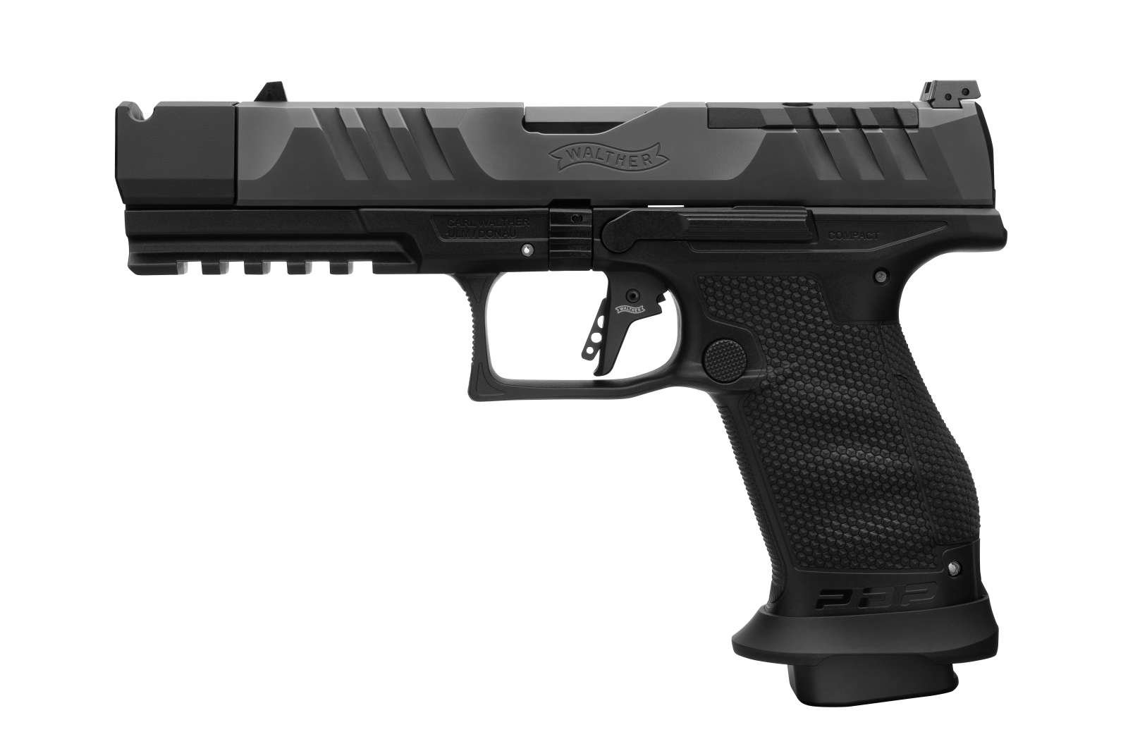 Walther PDP Pro-X PPM Compact 9mm 4.6" 10-Shot Black Frame - Walther - 9mm