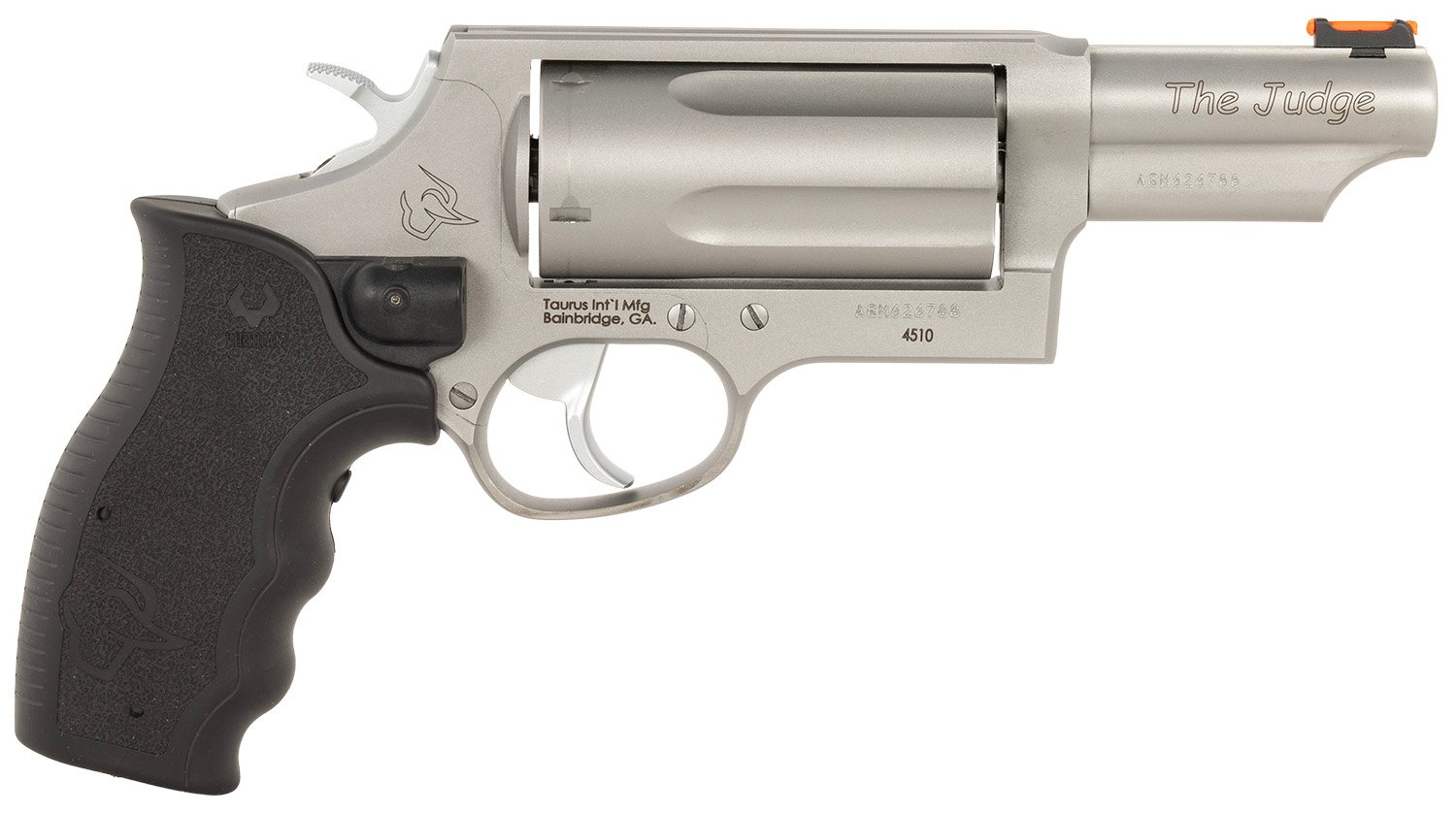 Taurus 2-441039MAGGVL Judge .45/.410 Revolver 3" Barrel Viridian Laser - Taurus International Manufacturing, Inc. - 410 Bore | 45 Colt