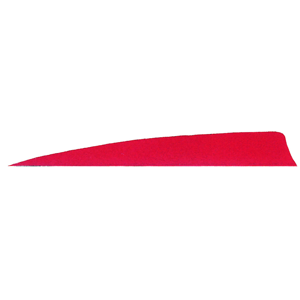 Gateway 500RSSRR-50 Shield Cut Feathers Red 5" RW 50 Pack - Gateway
