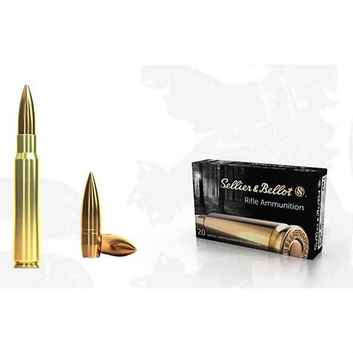 Buy Sellier & Bellot SB857JSA 8x57mm JS Mauser 196gr FMJ Ammo 20/Box online