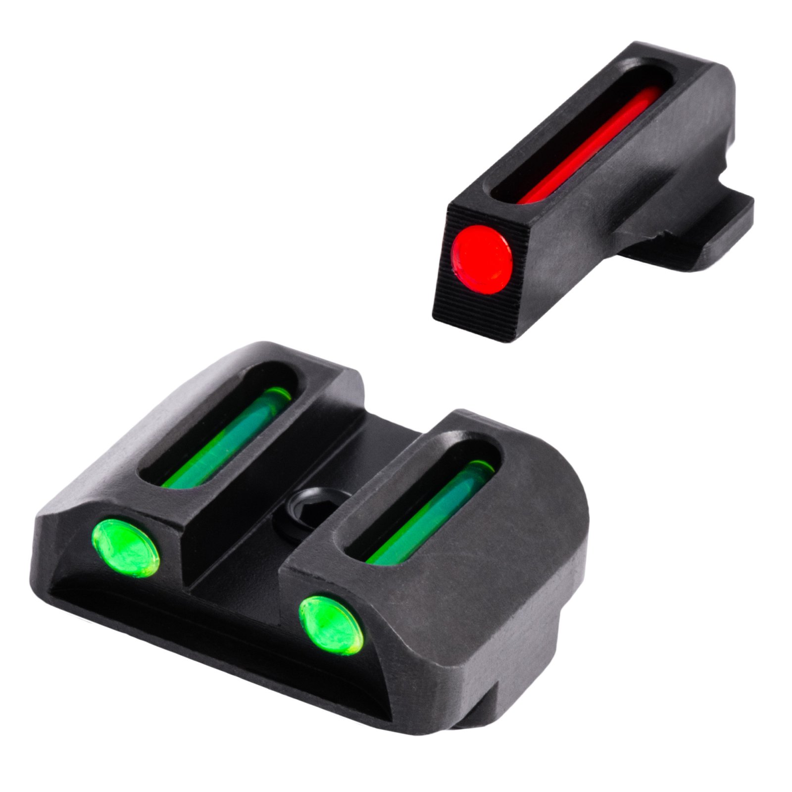 TruGlo TG131K Fiber-Optic Red/Fiber Optic Front Sight-Green/Fiber Rear...
