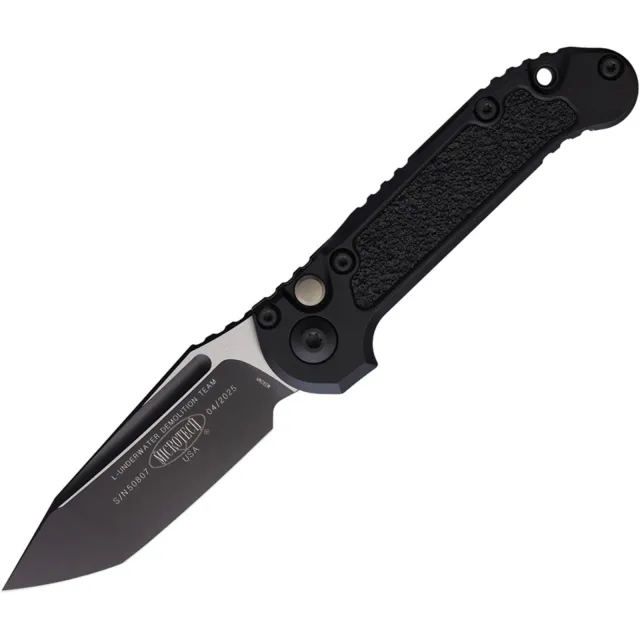 Microtech LUDT G3 3.5 In T/E TNT STD Black Aluminum Handle