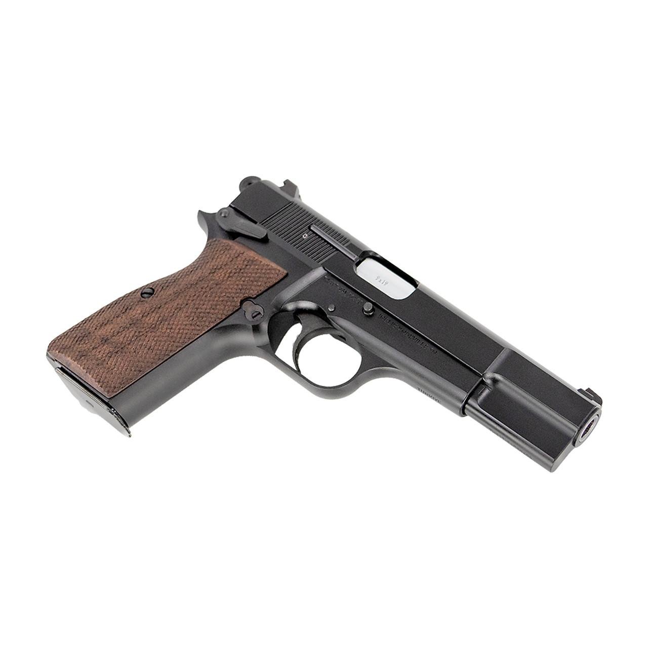 SDS Inglis P-35B 9mm Handgun 12000013, 4.7" Barrel, 15rd, Walnut Grips
