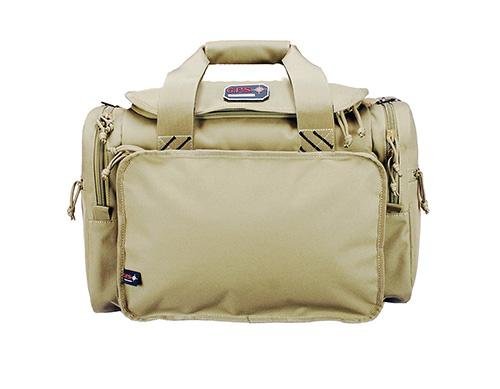 G Outdoors GPS-2014LRBT Large Range Bag Tan Holds 5 Handguns, Visual ID System - GSM Outdoors