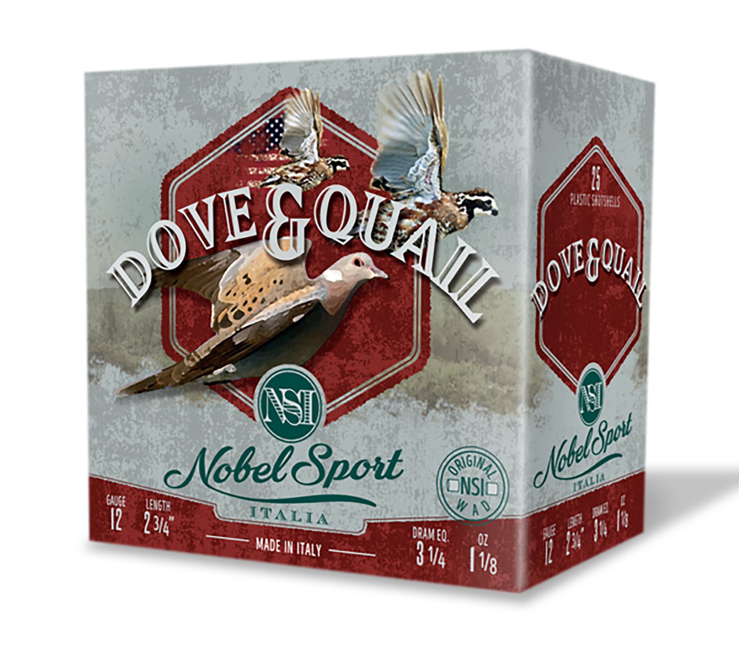 Nobel/Eurosports LLC ANSF126 Dove & Quail 12Gauge 2.75" 1 1/8oz 6Shot...