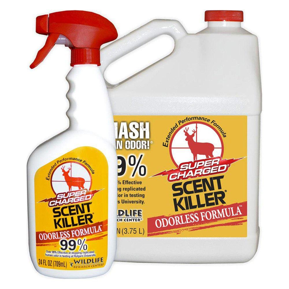 Wildlife Research Scent Killer Super Charged 1 Gallon - Odorless Formula, Molecular Level Odor Fighter - Wildlife Research Center