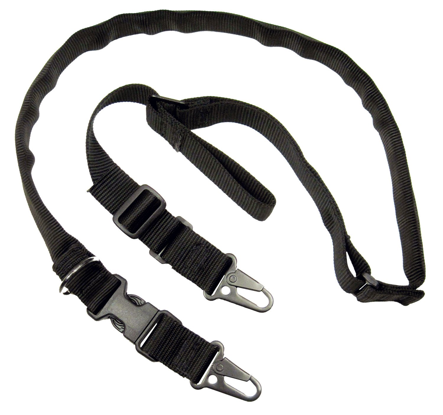 TacShield T6030BK Warrior 2n1 Sling Padded Fast Adjust HK Hooks Black