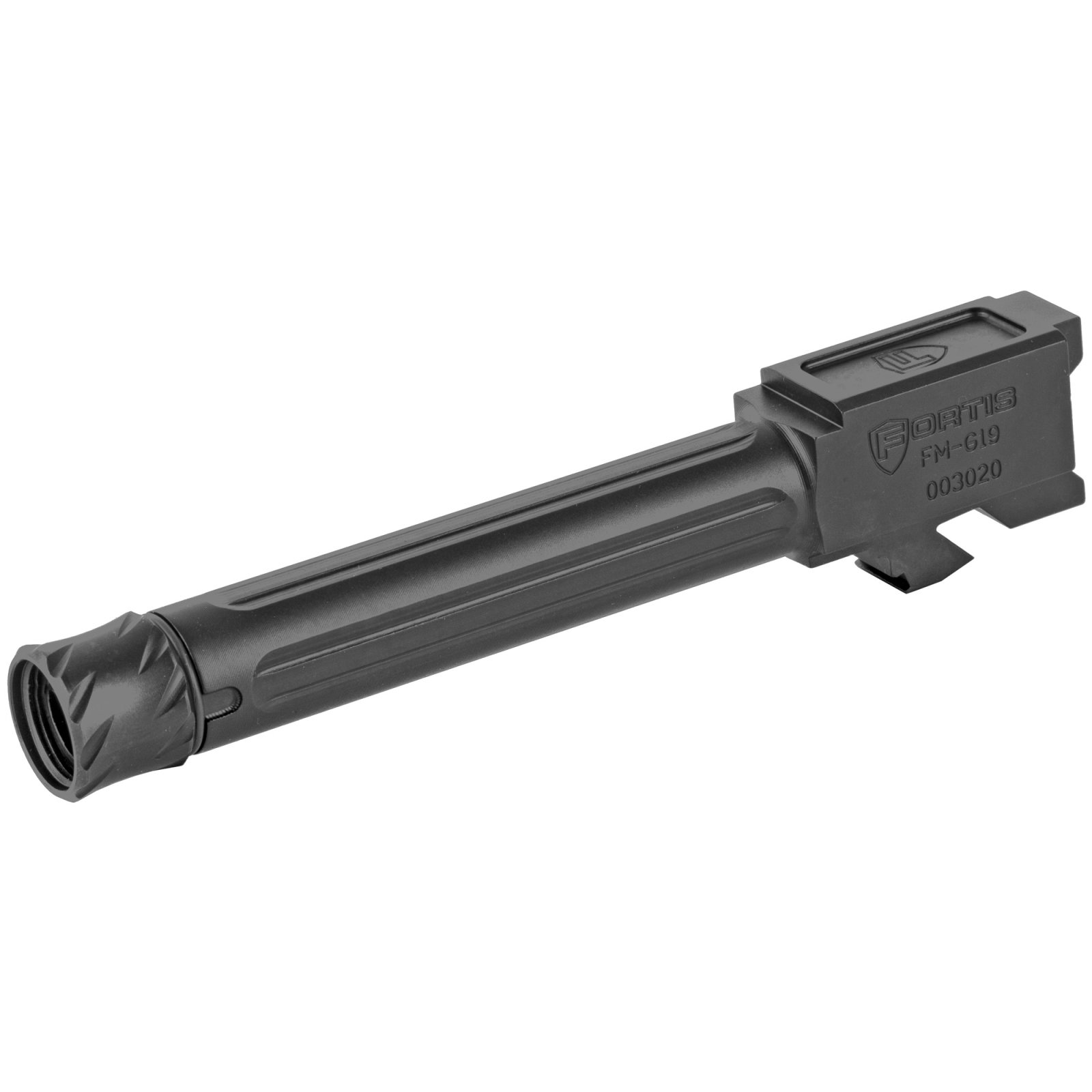 Fortis Manufacturing Match Grade Barrel Glock 19 9MM 4.5 in Black Nitride