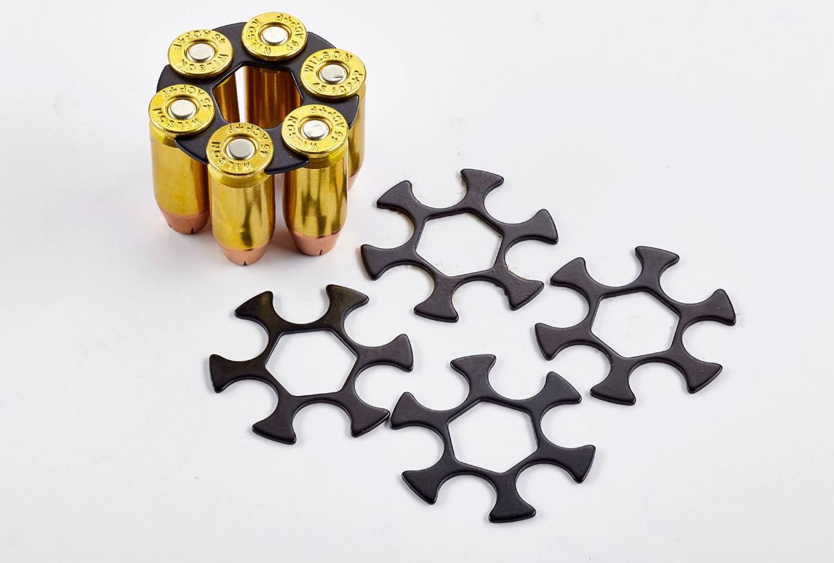 Wilson Combat 69B5 Full Moon Clip Package of 5 Holds 6 rds. 45 ACP S&W 45ACP REVOLVERS  - Wilson Combat - 6 RD