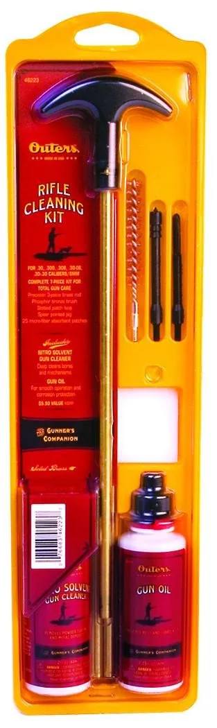 OUTERS PISTOL BRASS CLEAN KIT 22 CLAM ( 6 PER CASE... - Outers