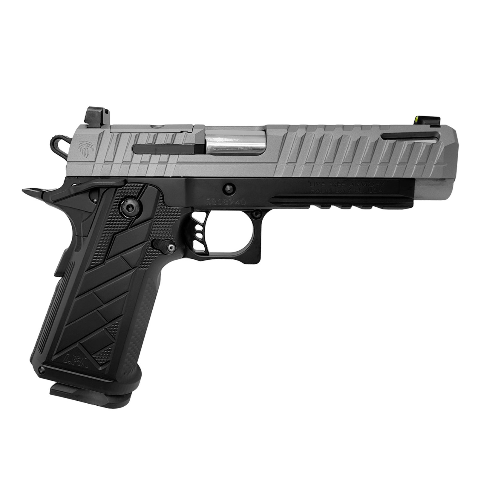 Live Free Armory HG8641N 9mm 18Rd Optics Ready Grey - Live free armory