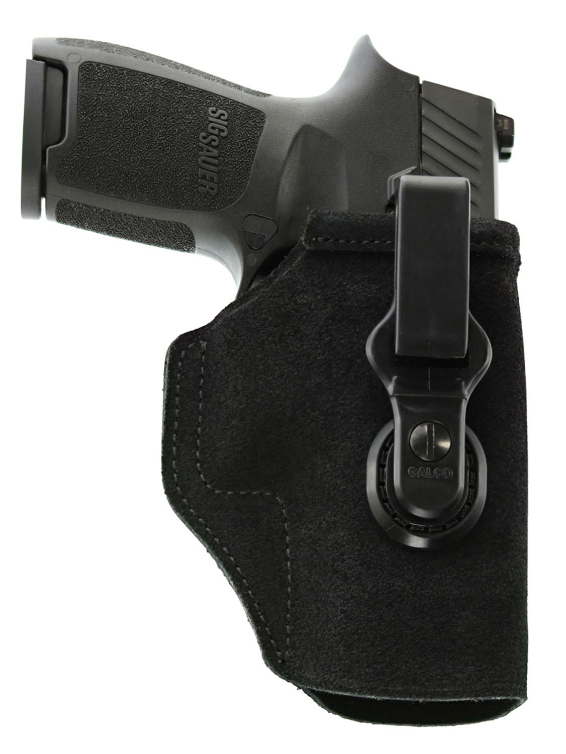 Galco TUC224B Tuck-N-Go 2.0 IWB Holster Black Leather Ambidextrous