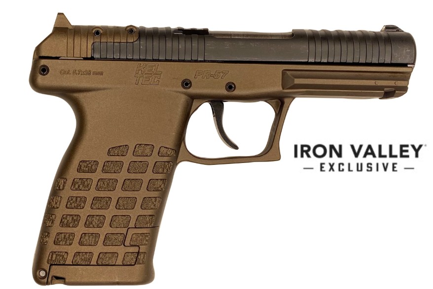 Buy Kel-Tec PR57MDBRNZ 5.7x28mm PR57 5.7X28MM 4.64" OR Md Brnz 20rd IVS Ex online