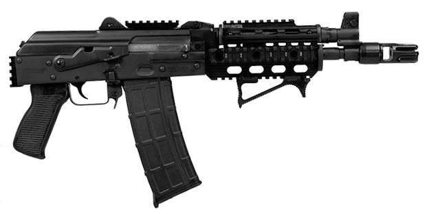 ZAS ZPAP85 AK Pistols 7.62x39, 30-Round Capacity, Night Brake Quad Rail, Top & Rear Trunnion Rails, Bulged Trunnion, 1.5mm Receiver, Chrome-Lined Barrel