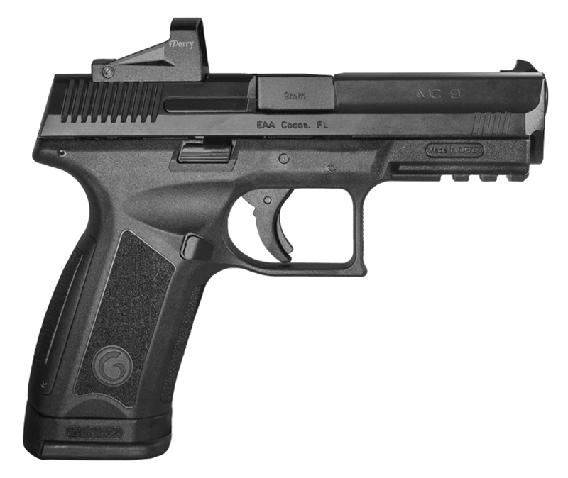 EAA GIRSAN 390350 MC9 TV 9mm Luger 17+1 4.20" Black Steel Barrel Blued