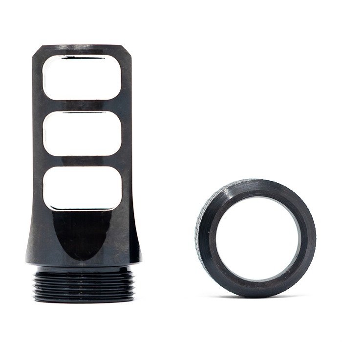 Buy Faxon Firearms FFMD863PMBSQPQ Muzzlok 8.6 Blackout 3-Port Muzzle Brake online