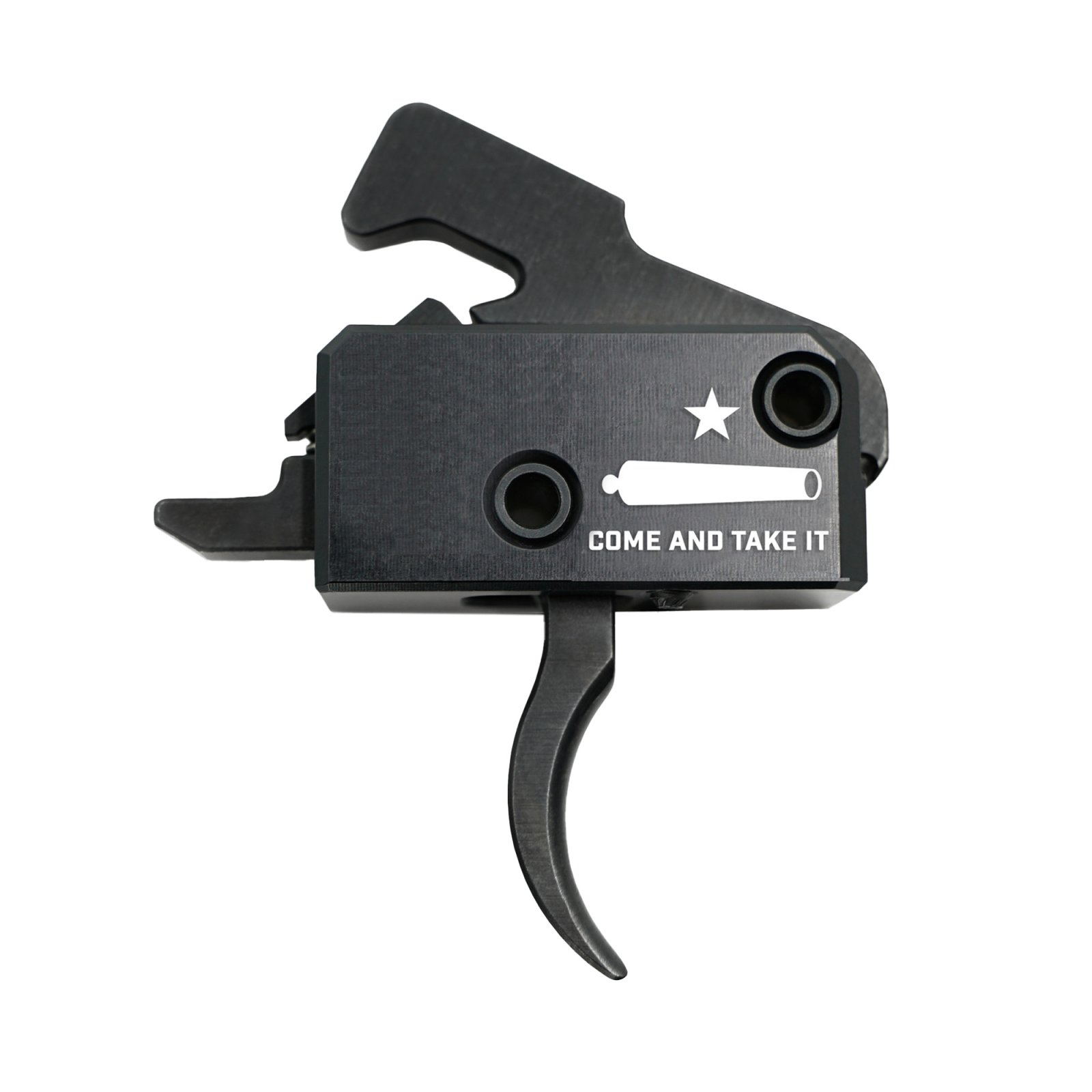 Rise Armament RA-140-CTI Super Sporting Trigger - Black with Come And Take It Logo