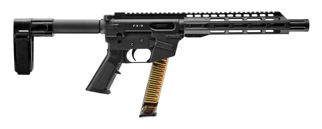 Freedom Ordnance FX9P10SBM FX-9 9mm 10" 32+1 Black M-LOK SB Mini Brace - Freedom Ordnance - 9mm Luger (9x19 Parabellum) for sale at TheGunDock