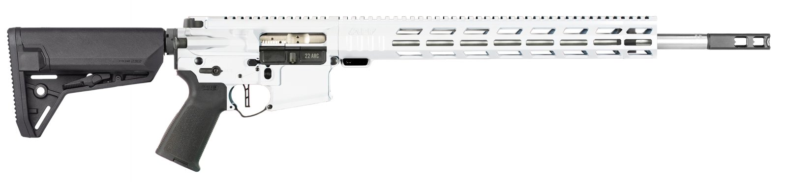 APF DMR 2.0 204RUG WHITE 18 MLOK PRS LITE - Alex Pro - .204 Ruger
