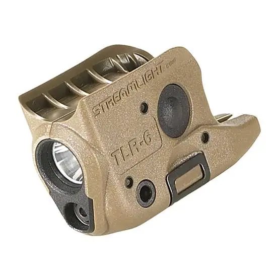 Streamlight TLR-6 69278 Gun Light Glock 42/43/43X/48 100 Lumens Flat Dark E - Streamlight - 100 LUMENS