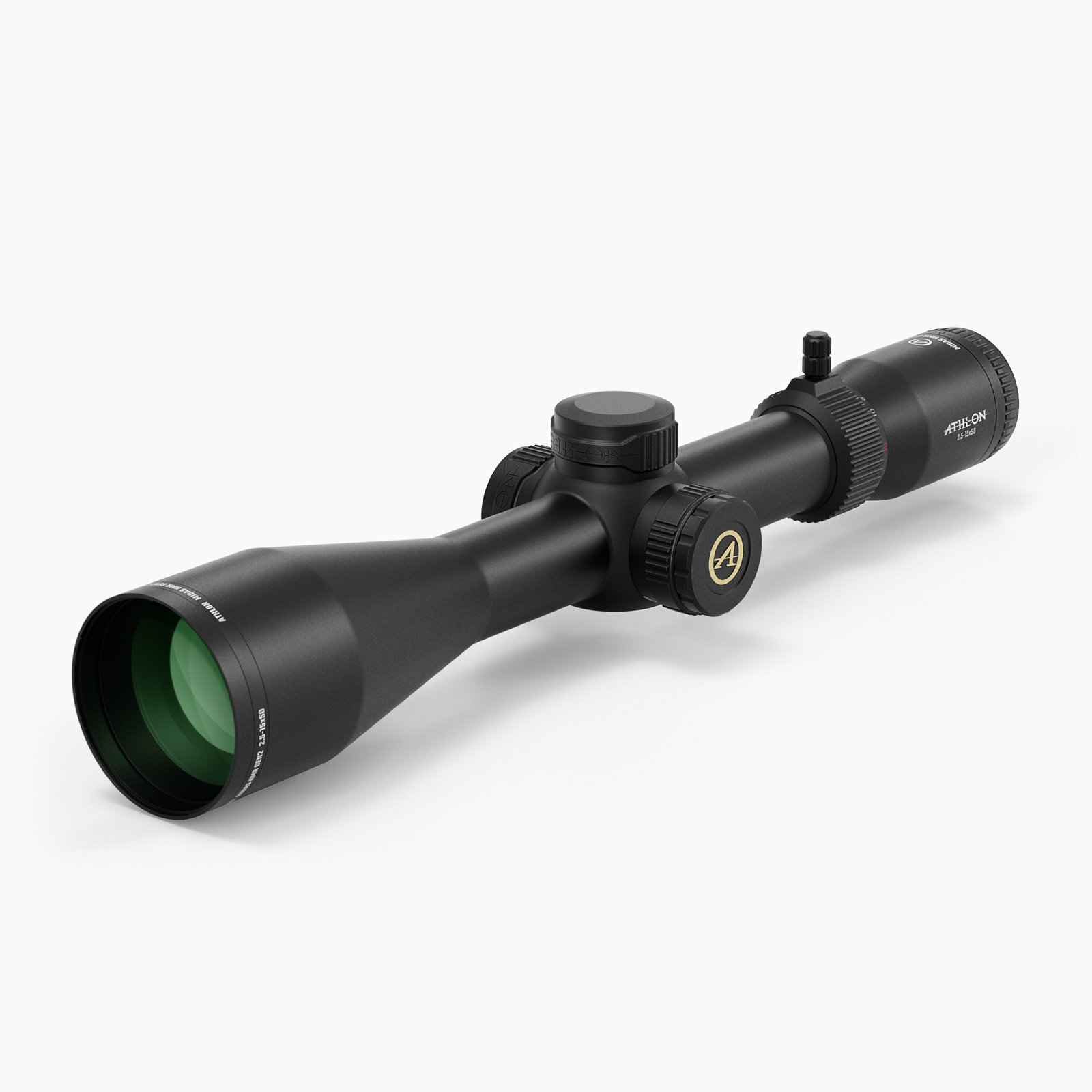 Athlon Midas HMR G2 2.5-15x50 SFP Illuminated BDC 600 30mm Riflescope - Athlon