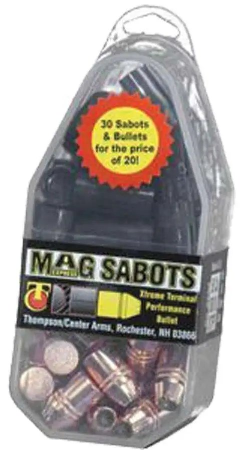 Thompson Center Mag Express Sabots XTP Bullets .54 cal 250 gr JHP 30/ct