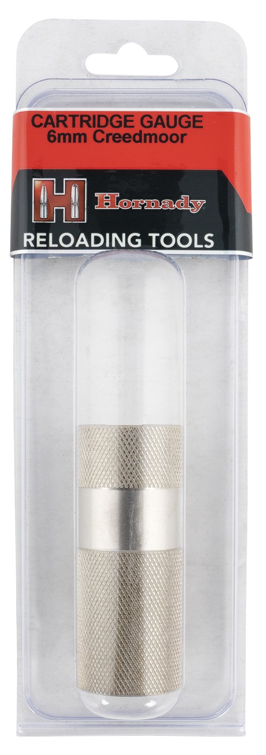 Hornady 380720 Lock-N-Load 6mm Creedmoor Cartridge Gauge Silver Steel - Horn Hunter - 6MM CREEDMOOR
