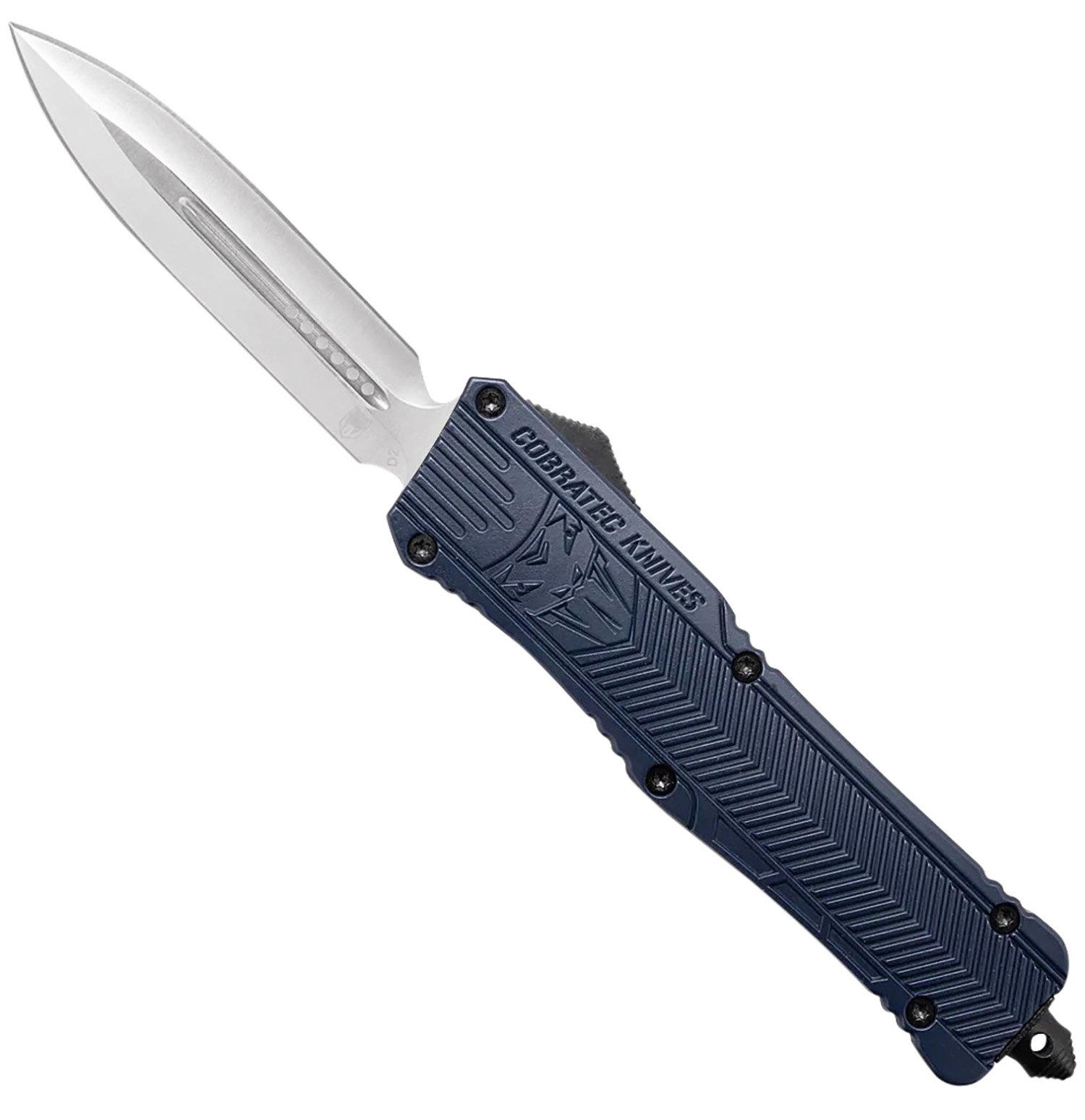 CobraTec LNYCTK1DAGNS CTK-1 Large 3.75" D2 Steel OTF Dagger NYPD Blue - CobraTec Knives - DAGGER
