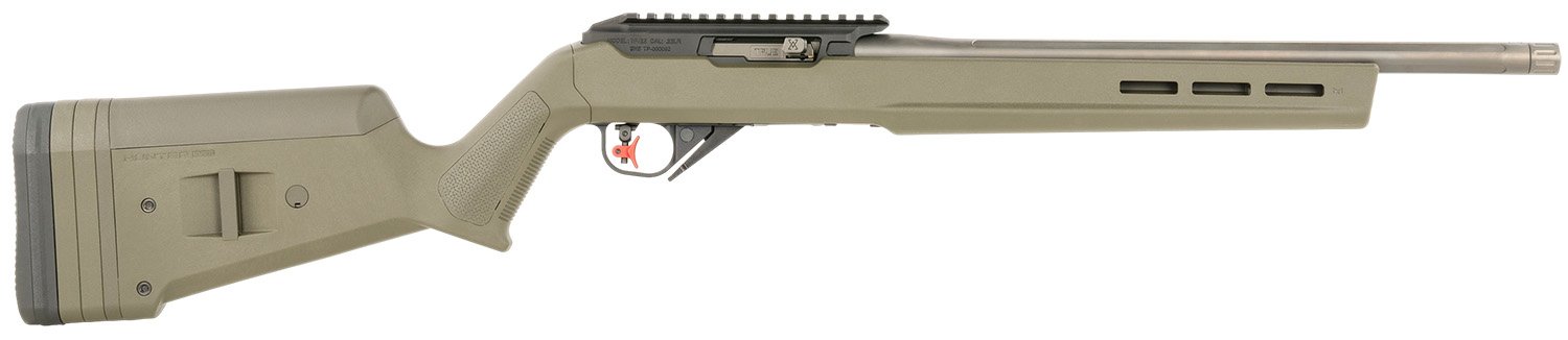 True Precision Inc TP1022GRNBLSSA TP/22 22 LR 16" Match Grade Barrel, Picatinny Rail Aluminum Receiver, M-LOK Forend, Magpul Hunter X-22 Polymer Stock - True North Concepts - 22 LR