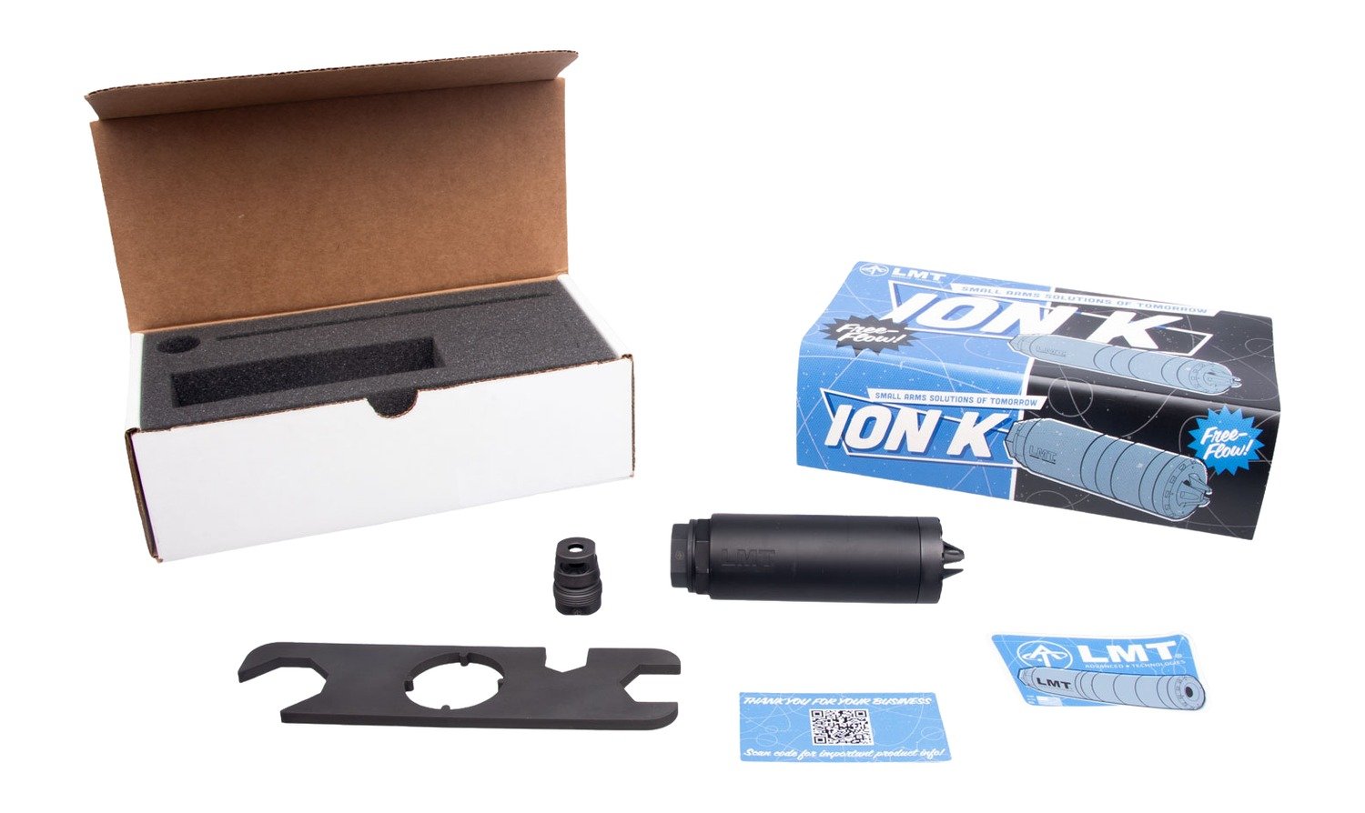Lmt At ATIONK IonK 22Cal 1.74" Stainless Steel/Inconel 1/2"x28 Black