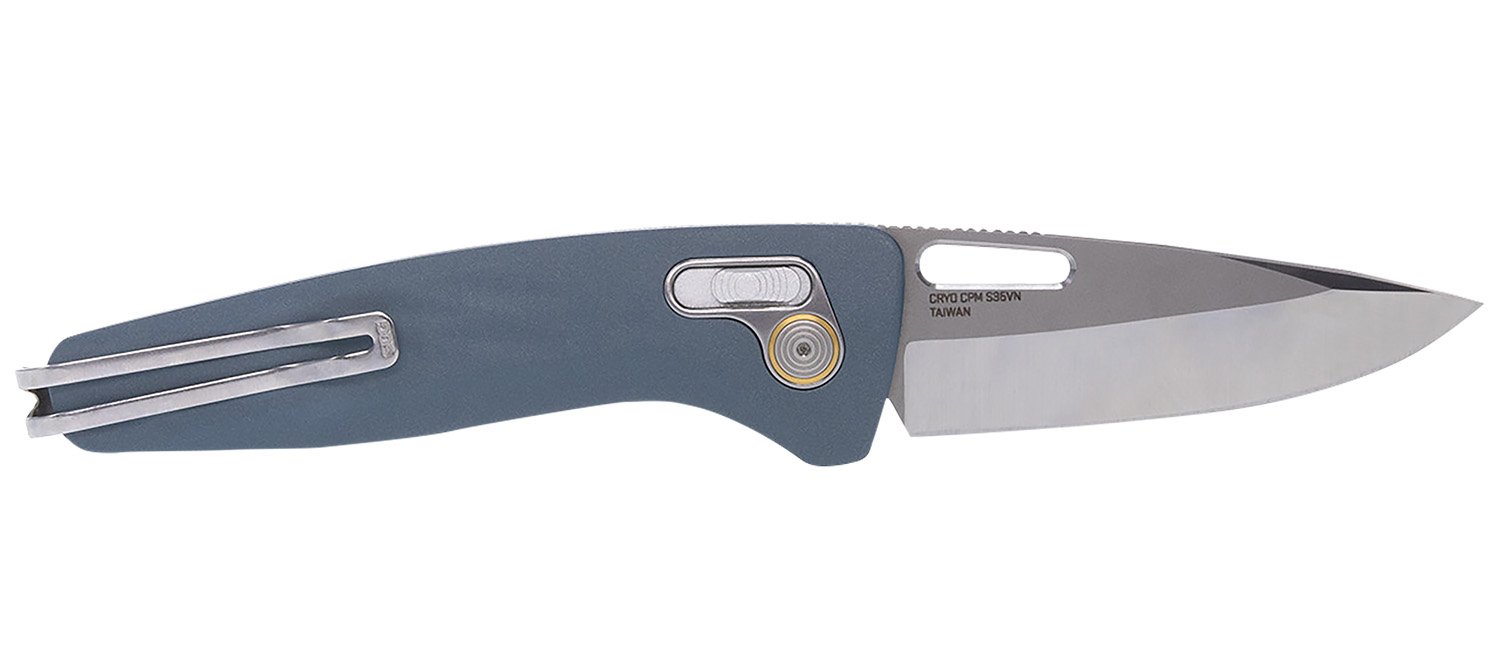 SOG 12-73-04-57 One-Zero XR Smoke Gray Aluminum S35VN Blade