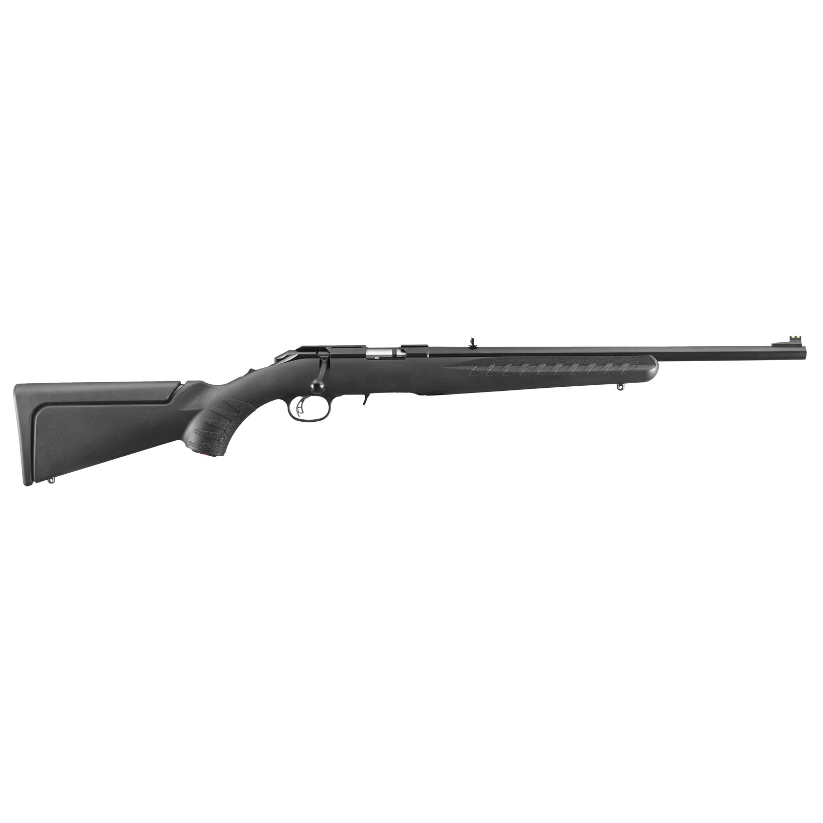 Ruger 8313 American Rimfire Compact, .17 HMR, 9+1 Capacity, 18" Satin Blued Alloy Steel Barrel, Black Synthetic Stock, Fiber Optic Front Sight