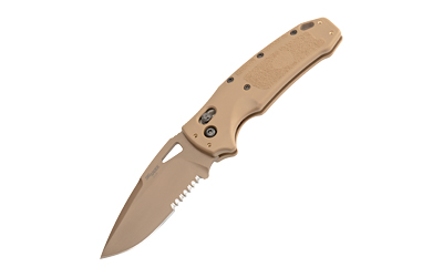 Hogue Sig Sauer K320 M17 Folding Knife Coyote Tan 3.5 in. Able Lock Drop... - Hogue