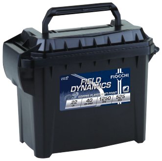 Fiocchi 22FFHVCR Field Dynamics 22 LR Ammo 40GR 1575 Rounds