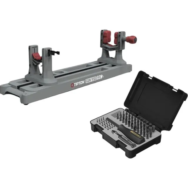 Tipton Gun Vise 2 With Free Wheeler 43-Pc Set