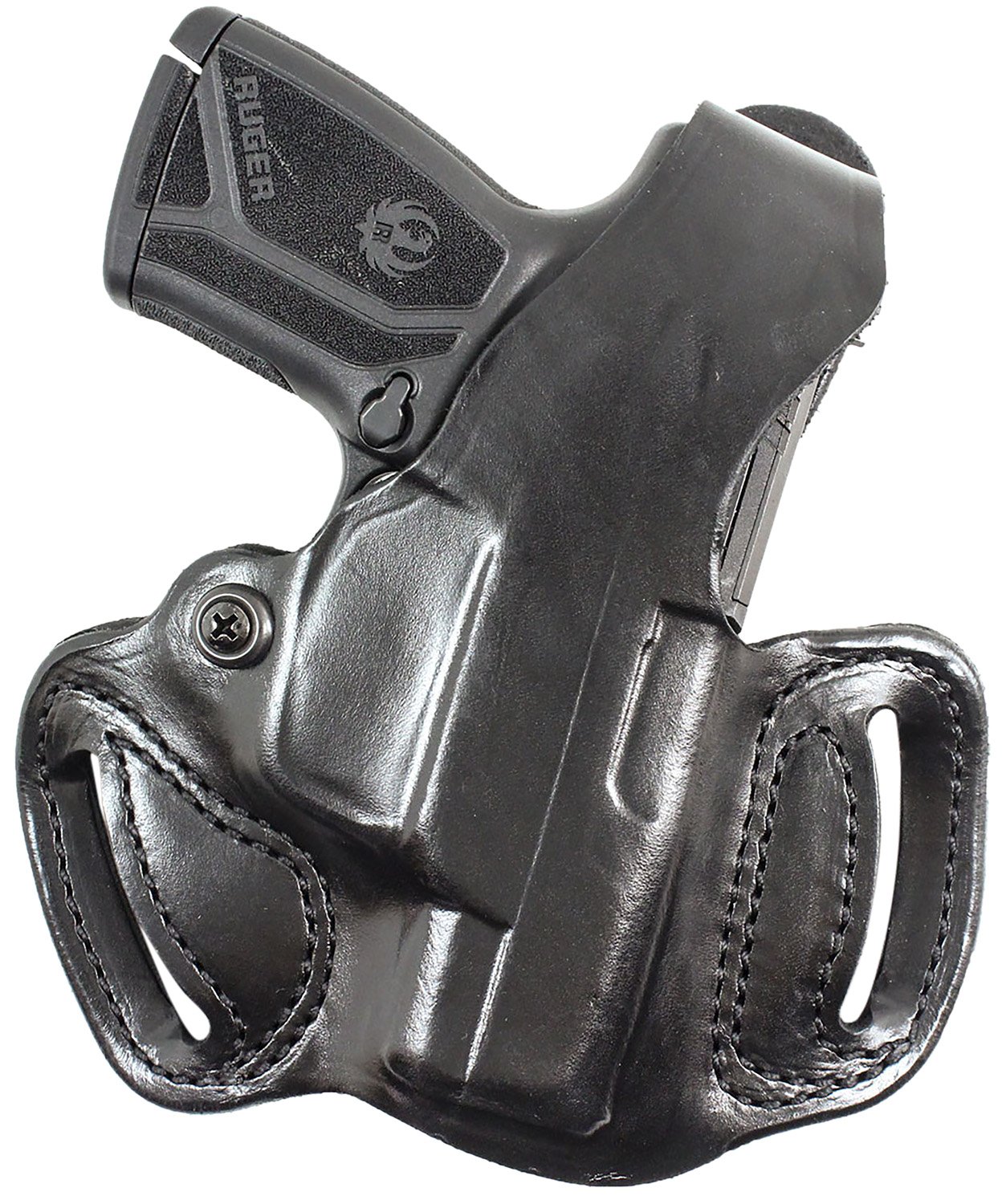 DeSantis 085BAZ9Z0 Thumb Break Mini Slide Black Leather Holster Right Hand - DeSantis - BLACK