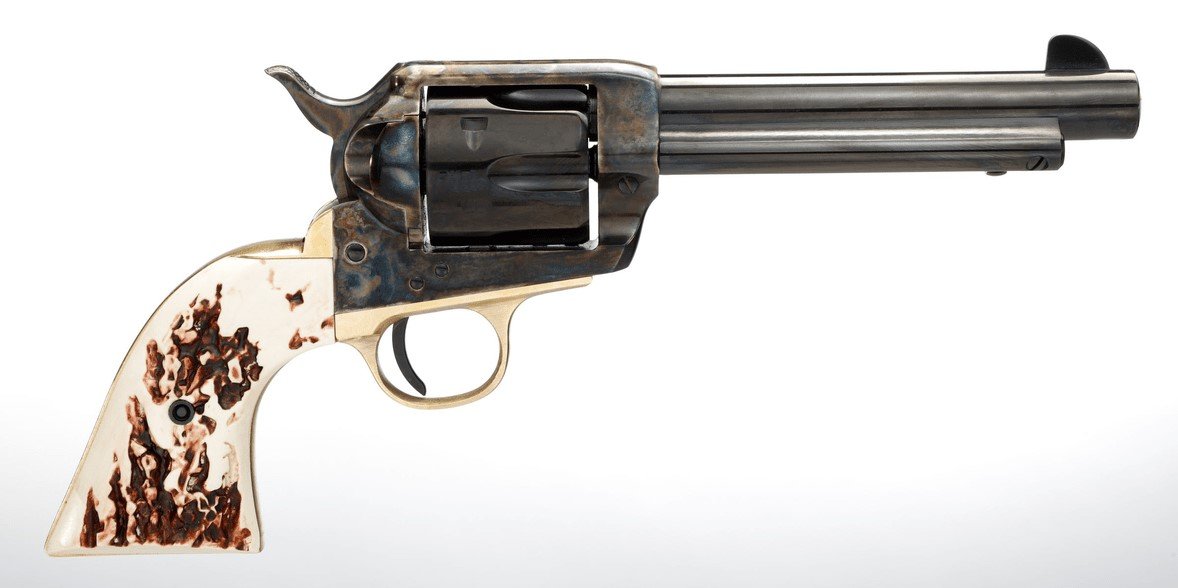 Taylor's & Company 200074 1873 Cattleman Revolver 45 Colt 5.5" Blued - Taylor's & Company - 45 COLT