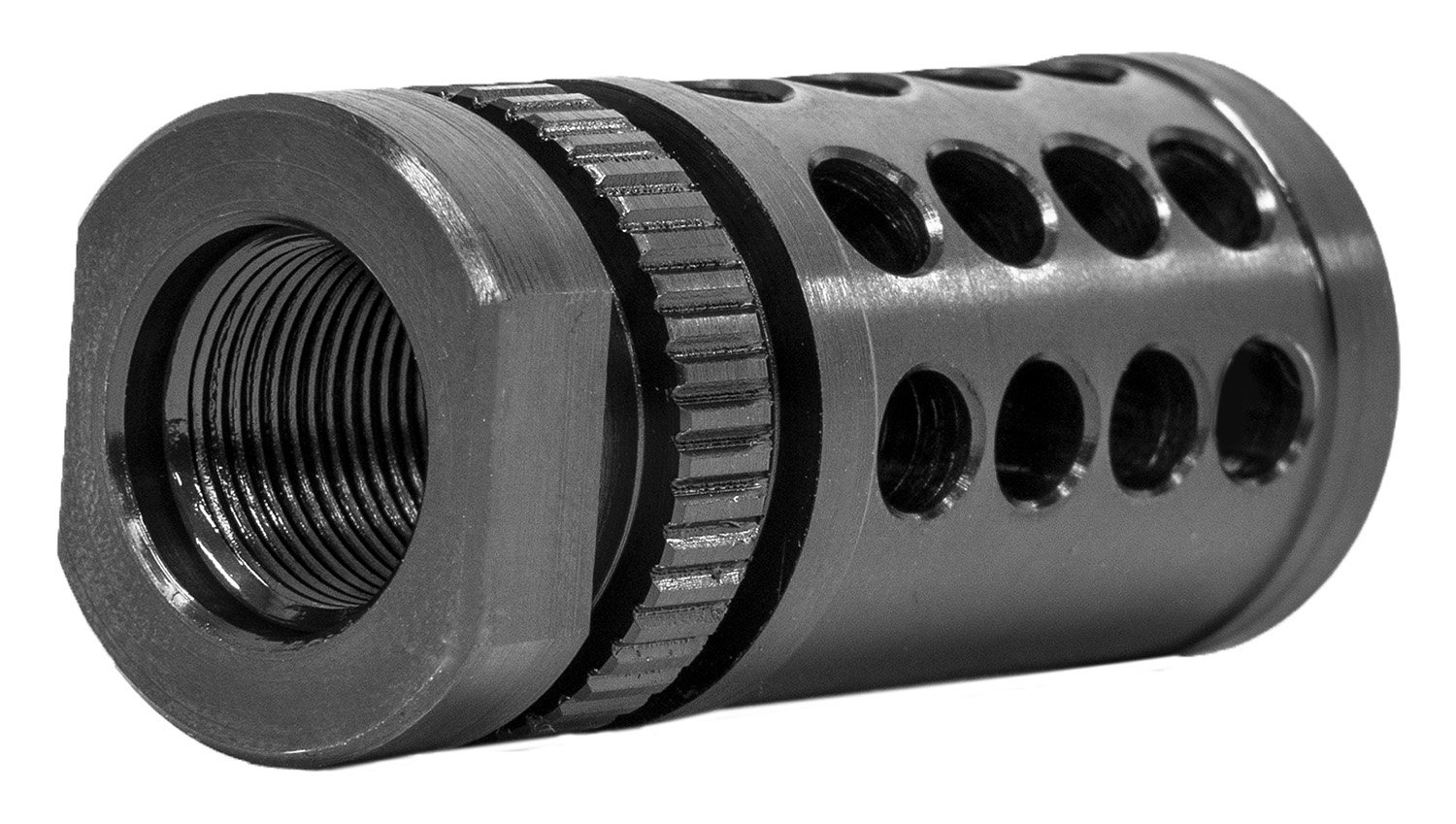 GrovTec GTHM317 Flash Suppressor .223 Caliber 1/2 in 28 Thread Black Nitrid - Grovtec - G-NITE