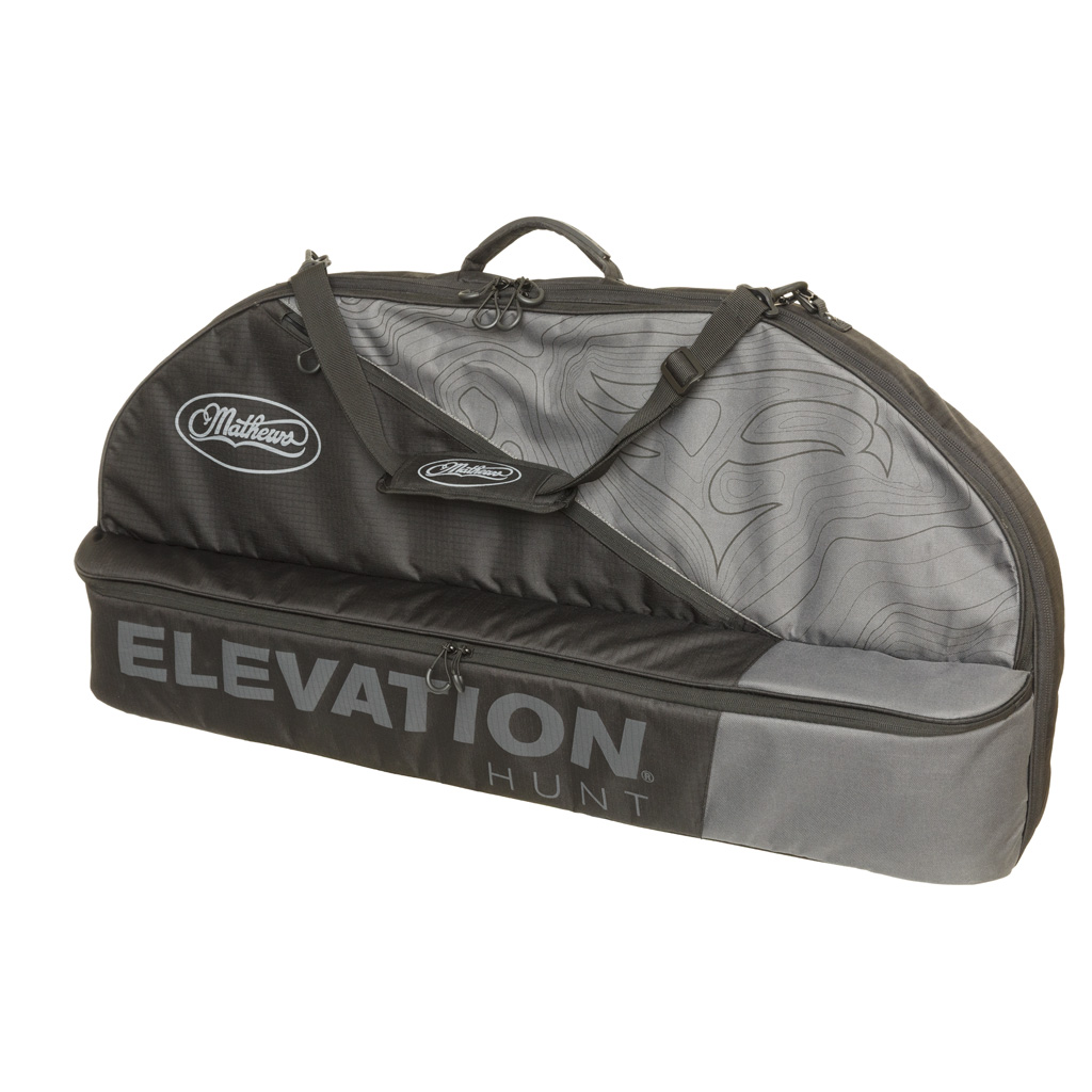 Elevation V1 Mathews TOPO Bow Case Black/Grey 40" Micro-Fleece Lining
