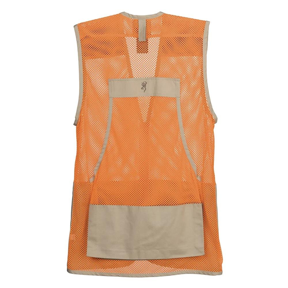 Browning 3051030202 Upland Dove Hunting Vest Blaze M, Mesh, Cotton/Poly