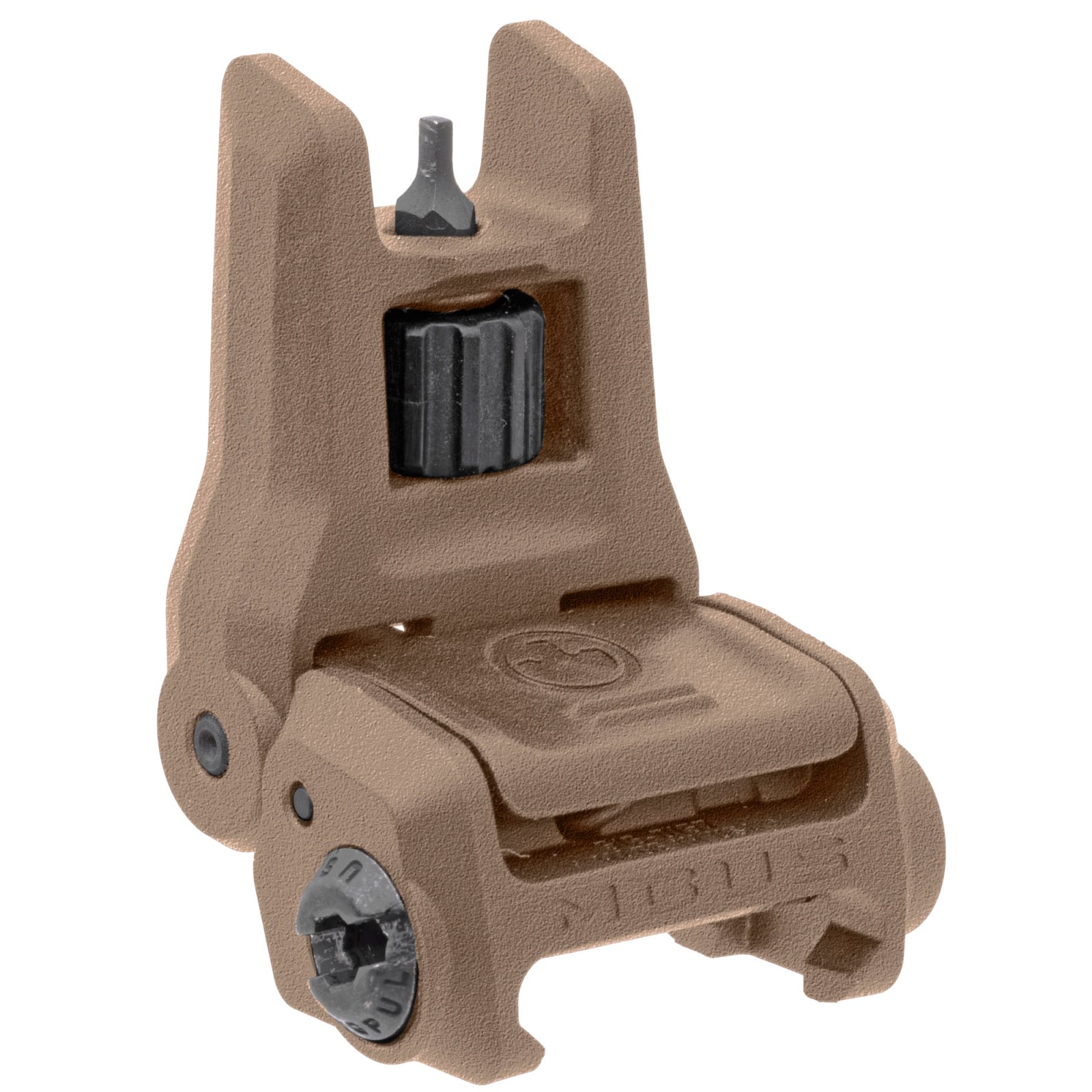 Magpul MAG1166-FDE MBUS 3 Front Sight, FDE, Polymer, Spring-Loaded Design