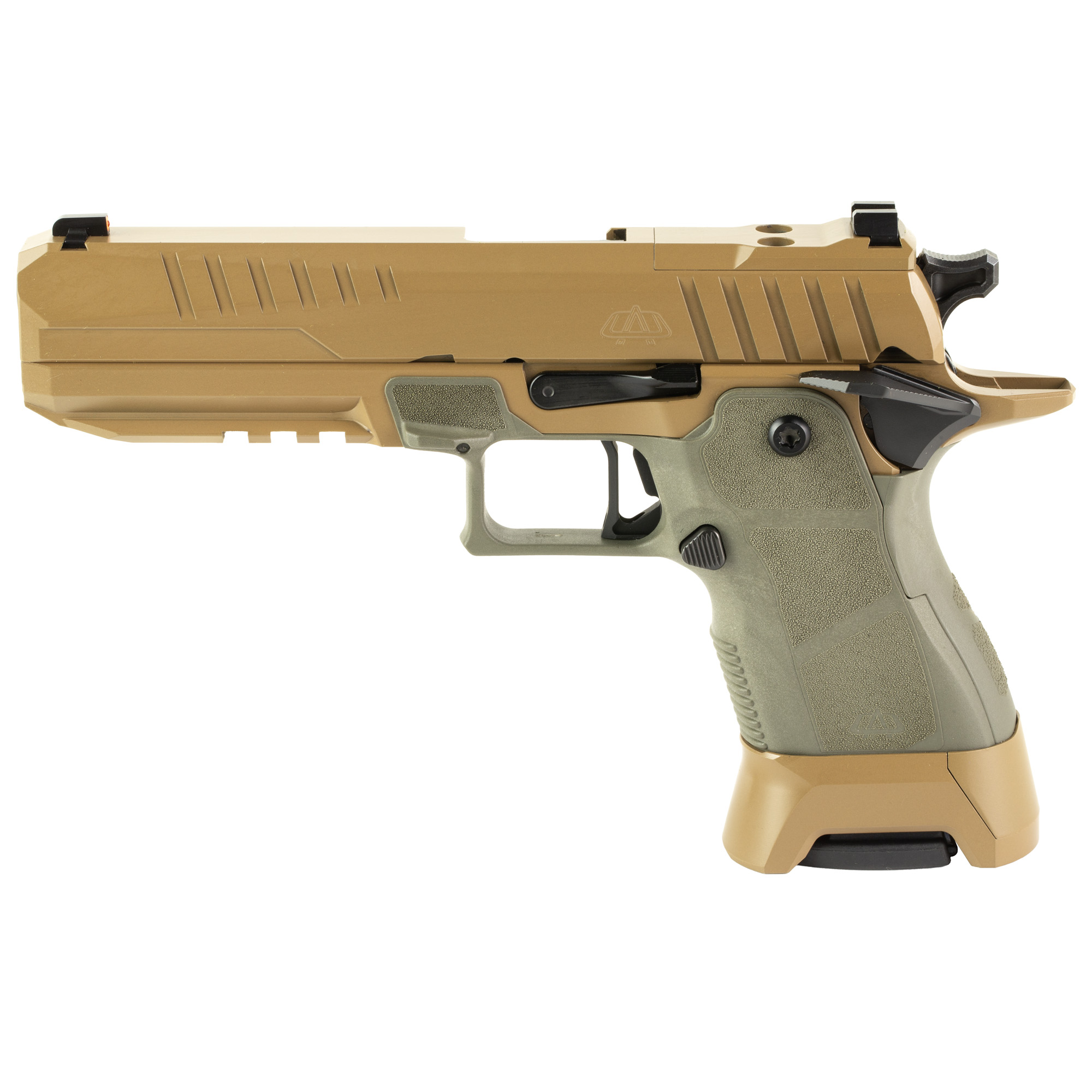 OA Defense 2311 9MM Full Size Pistol 5" Barrel Tritium Sights Sage Grips